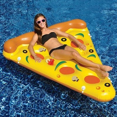 佳佳玩具 ----- 可愛披薩造型泳圈 pizza 超大充氣浮板 泳池趴 天馬 獨角獸 甜甜圈【YF13857】