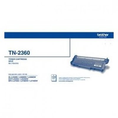 【Brother】TN-2360 原廠黑色碳粉匣(雙包裝共2隻)(TN-2360/TN-2380)