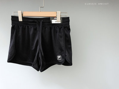 CA 義大利運動品牌 FILA 全新 女款 黑色 運動短褲  XS號 一元起標無底價P683