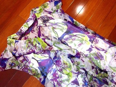 CHIC ~專櫃設計師品牌~紫蠶絲洋裝 11