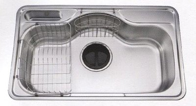 櫻花牌 韓國頂級品牌 CONI PDS850  單口不鏽鋼防蟑防臭水槽 全台配送