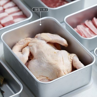 現貨：進口鋁制冰箱冷凍保鮮盒飯盒水果收納盒急速解凍生鮮密封盒