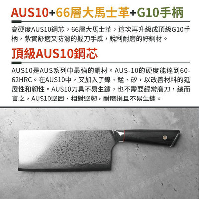 中式片刀 片刀【】菜刀 大馬士革 切片刀  料理刀