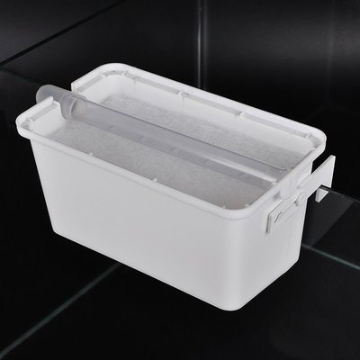 下殺-小魚缸掛壁式過濾盒魚缸上置過濾器烏龜滴流盒槽水幕低水位過濾器