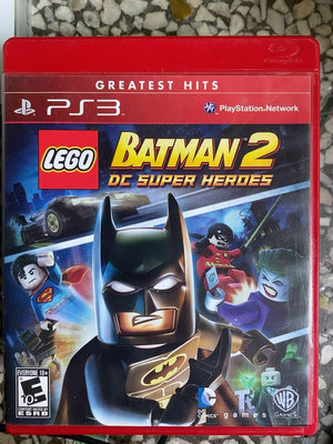 PS3 游戲 樂高 蝙蝠俠2 美版英文 盤面無痕 箱說齊全11247