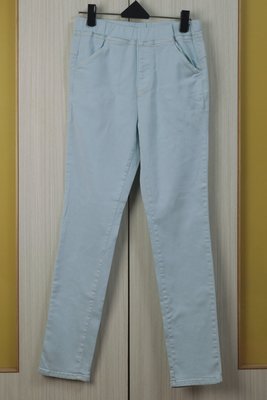 [ColorStar] 實拍現貨日本帶回大阪心齋橋日系淺藍色彈性長褲