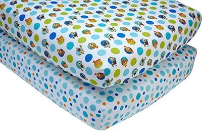 現貨 美國嬰幼兒 Disney Baby Nemo 系列 嬰兒床 可愛彩色海底總動員組合床包*2 床單 彌月禮