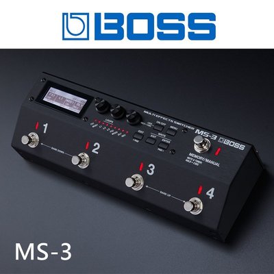 小叮噹的店- BOSS 效果器 Multi Effects Switcher 多重功能效果器 迴路切換器(MS-3)