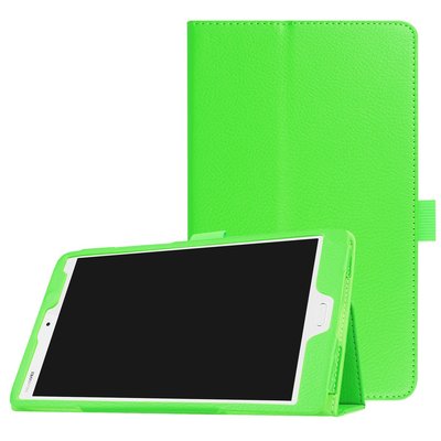 GMO 2免運Huawei華為平板MediaPad M3 8.4吋書本 綠色對開磁吸皮套可站立保護套殼防摔套殼
