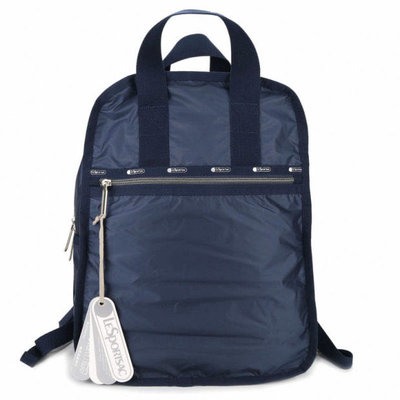 Lesportsac 2297 深藍 Urban Backpack  超輕量雙肩拉鍊手提後背包 限量優惠