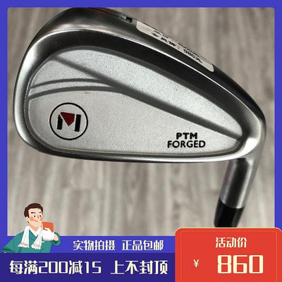 極致優品 高爾夫球桿 正品9.5成新日本PTM 定制款男士半刀背7號鐵桿 950S GF1362