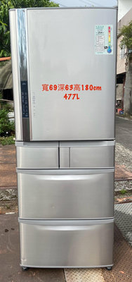 「日本製-自動製冰」二手日立1級變頻冰箱-477L (R-S49CMJ)◎部分地區免運歡迎聊聊◎二手冰箱 中古冰箱