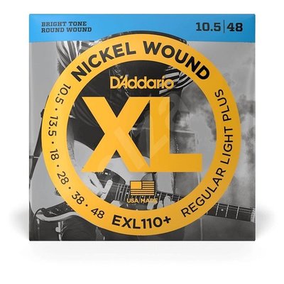 【老羊樂器店】開發票 Daddario 電吉他弦 EXL110+ (10.5-48) 防潮包裝 美國製 公司貨