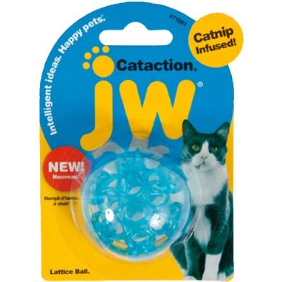 美國 JW 貓草玩具 寵物安撫潔牙玩具 寵物貓薄荷貓玩伴《格子球 DK-0471061》每件150元