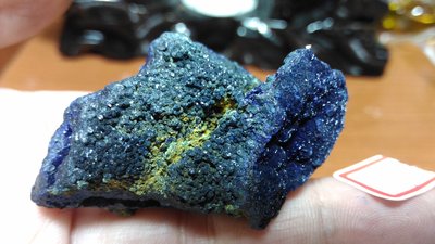 天然~摩洛哥藍銅礦~石青~祖母綠~共生超美原礦~編號7