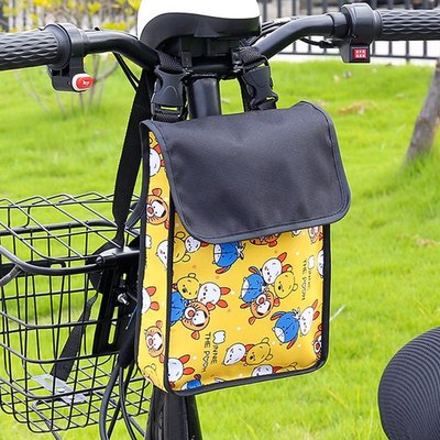 電動車收納袋前置防水可調整電瓶腳踏車掛包立體放雨衣充電器掛兜 收納包