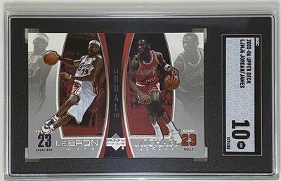 2005-06 Upper Deck Michael Jordan &amp; LeBron James SGC 10