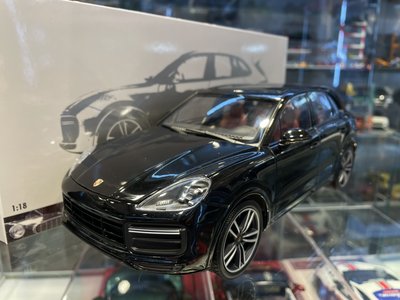 吉華科技@ 1/18 MINICHAMPS Porsche Cayenne Turbo S 2017 黑色