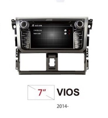 【小鳥的店】豐田 2014-2015 VIOS JHY 音響主機 7吋 DVD 觸控螢幕主機 內建 藍芽 導航 數位