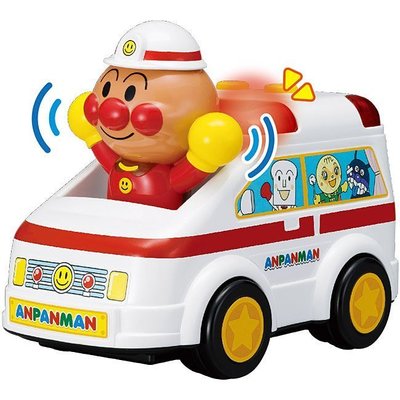 日本 ANPANMAN 麵包超人救護車 兒童聲響玩具 現貨供應