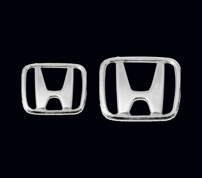 圓夢工廠 Honda Civic 喜美 5代 四門 轎車 金屬鍍鉻 前後車標 銀色 金色 標誌 logo 字貼