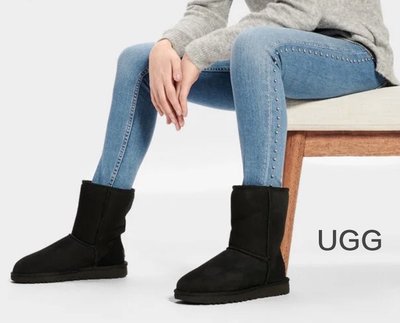 【BJ.GO】UGG Classic Short II Boots 防水絨面革 經典短靴/中筒靴/雪靴