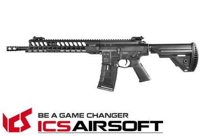 【翔準軍品AOG】ICS CXP-YAK Carbine (黑)S1托 EBB Keymod 全金屬 電動 生存遊戲