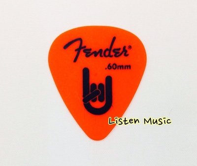 立昇樂器 Fender Pick (0.60mm) 彈片 撥片 Rock Pick 15元/片 10片以上免運