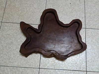 不規則形狀原木茶盤