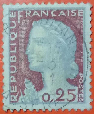 法國郵票舊票套票 1960 Marianne