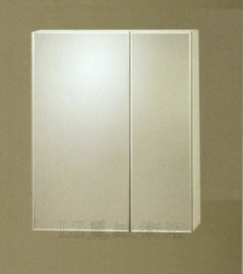 ~ LZ麗緻衛浴~65公分發泡板防水雙門細鋁框鏡箱(鏡櫃)