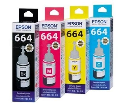 EPSON T664 原廠墨水匣一組