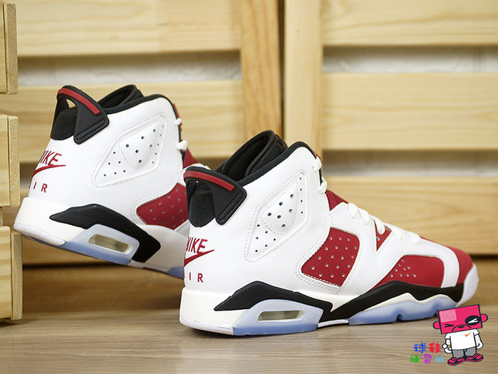 24cm NIKE AIR JORDAN GS 6 CARMINE RETRO