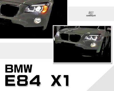 小亞車燈--全新 BMW 寶馬 E84 X1 HID版 黑框 勺子款 魚眼 頭燈 大燈