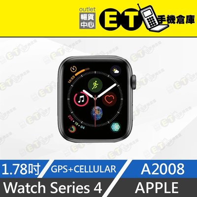 ET手機倉庫【Apple Watch S4 GPS+LTE 44MM】A2008（Nike 不鏽鋼 現貨） 附發票