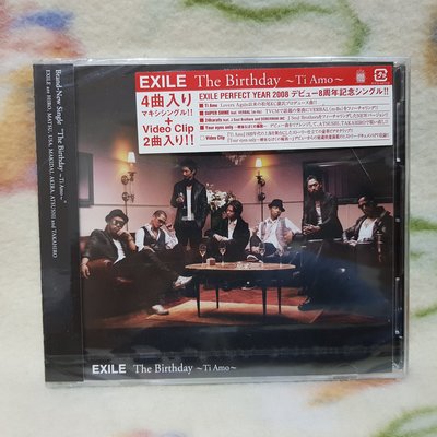 Exile 放浪兄弟cd=The Birthday~我愛你 Ti Amo(日版CD+DVD限定盤)