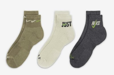 Nike Everyday Plus Socks 運動襪子 三雙入 加厚襪 厚底襪 透氣排汗襪 DH3827-908