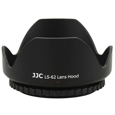 JJC  索尼62mm蓮花遮光罩適用騰龍適馬18-200賓得18-135索尼16-80mm可反扣