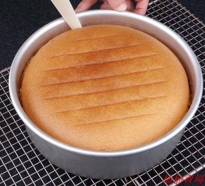 戚風蛋糕模具烤箱家用烘焙工具6寸寸0寸活底圓形烘培烤芝士磨具99家用雜貨
