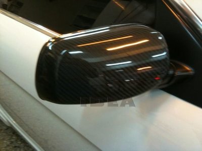 泰山美研社 BMW 6-系列 E63*E64 M6 改後視鏡碳纖維 版包覆版本