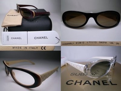 信義計劃 眼鏡 全新真品 CHANEL 香奈兒 光學眼鏡 義大利製 小羊皮膠框 可配高度數 小框