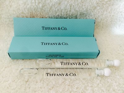 (現貨2)全新Tiffany&amp;co.2018同名女性淡香精針管小香水4ml 另售同名晶鑽香水