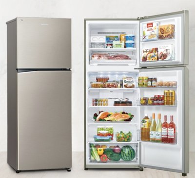 ☎來電享便宜【Panasonic 國際】366L 一級 變頻電冰箱 雙門冰箱 NR-B370TV-S1