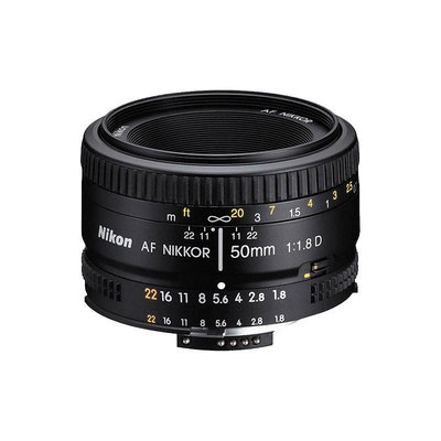 尼康（Nikon）定焦鏡頭 AF 50mm f1.8D 單反鏡頭 人物/靜物拍攝
