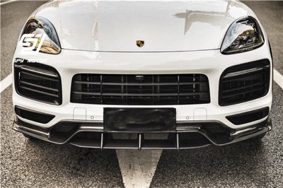【SPY MOTOR】Porsche Cayenne coupe 碳纖維前下巴