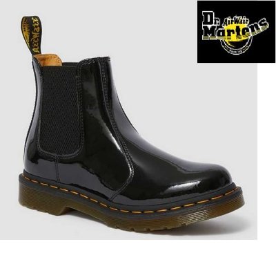 Dr. Martens 黑色 短靴 雨鞋 2976 patent leather black 馬汀 馬丁chelsea