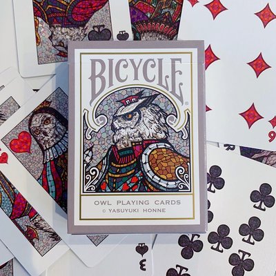 溜溜CKB紙牌 Bicycle OWL 宮廷貓頭鷹 花切魔術收藏撲克