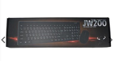 JAWIN JW200 USB有線鍵鼠組 鍵盤+滑鼠
