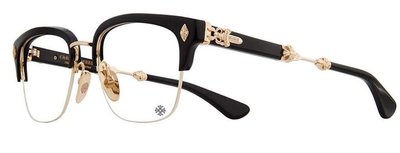 chrome hearts金属EVAGILIST寶劍十字架款18K金眼鏡架眼鏡框