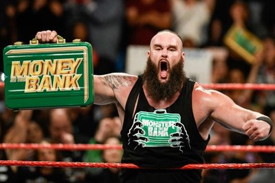 [美國瘋潮]正版 WWE Braun Strowman Monster in The Bank 黑羊大漢MITB新款衣服